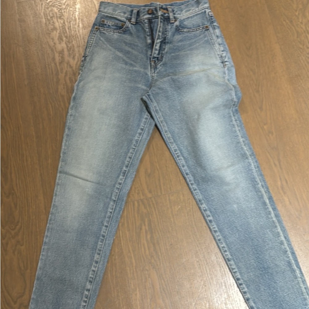 Yves Saint Laurent Light Blue High Rise Women's Jeans